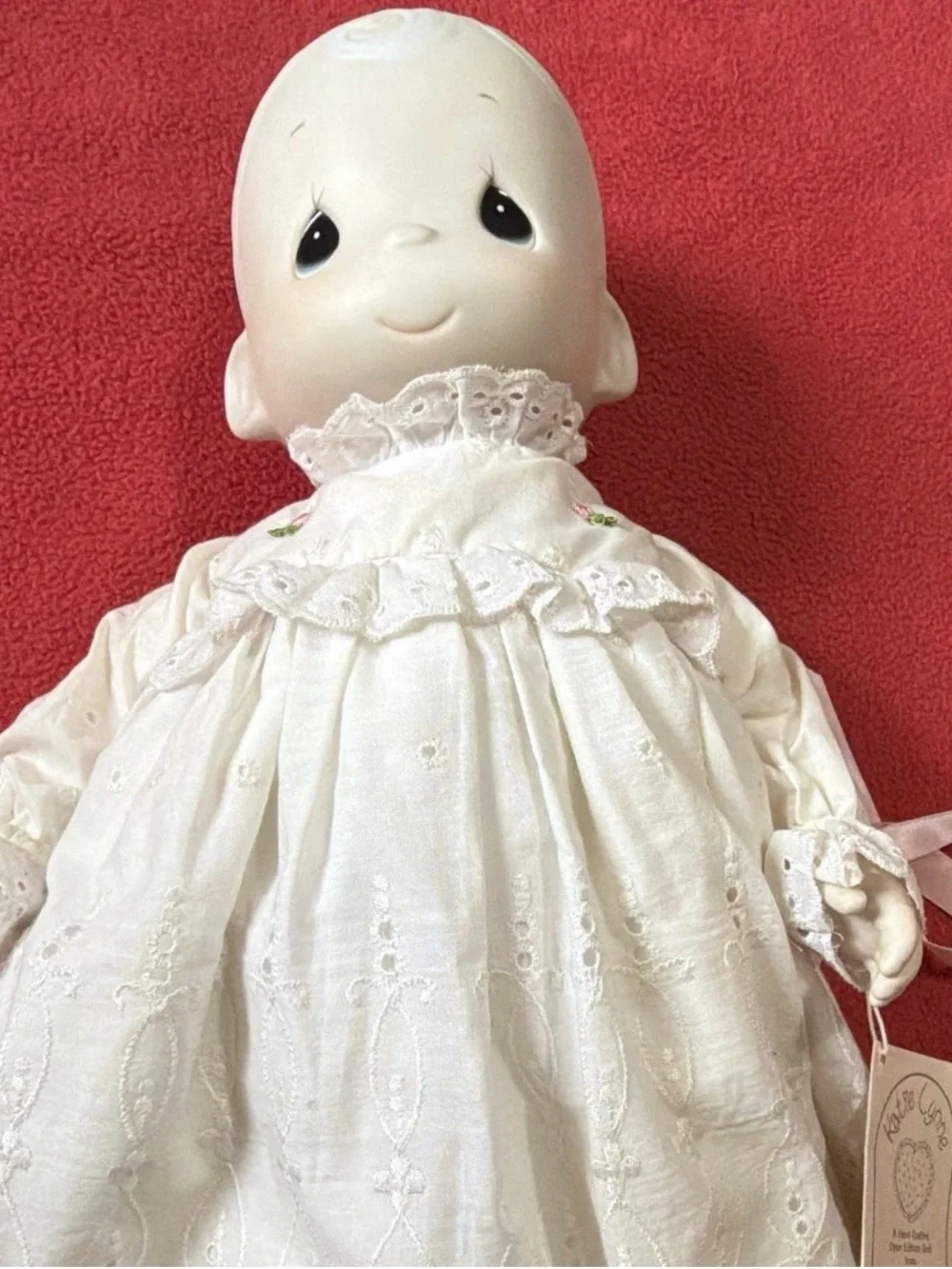 Precious moments Katie Clyne baby doll like new🌷